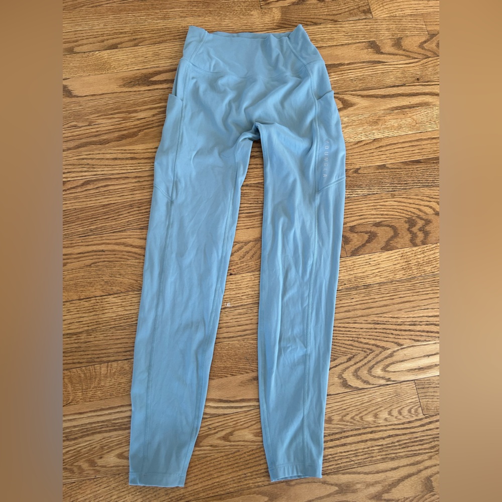 YoungLA Blue High-Waisted Leggings